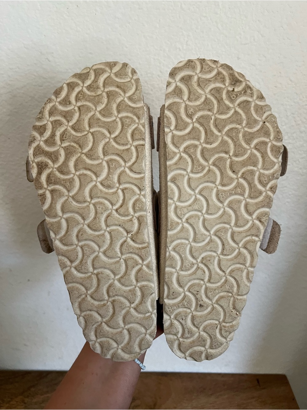 Birkenstock Uji Antique White Nubuck/Suede Leather Regular Size 6-6.5 - Picture 7 of 13